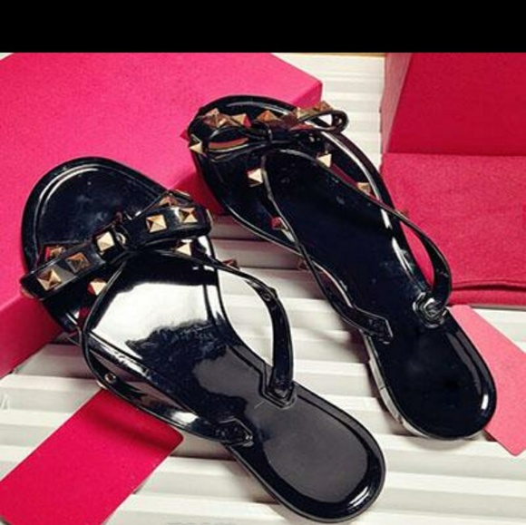 🔥Women's Sandal Flip Flop Studded Bow🔥 - Picture 3 of 6